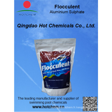 Produits chimiques de piscine Floculant de sulfate d&#39;aluminium